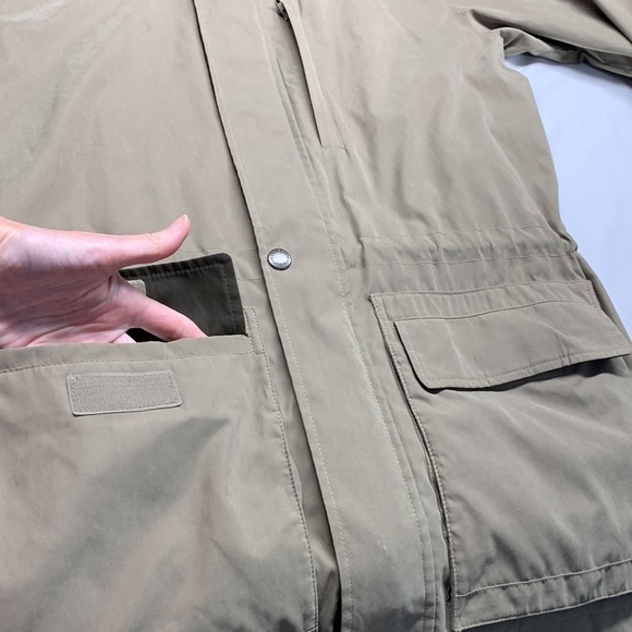 Claiborne Outerwear Mens Microfibre Jacket Small Olive Green - Picture 5 of 16